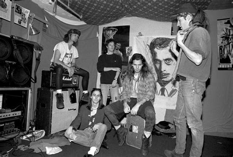 pearl jam on the ceiling|pearl jam seattle basement.